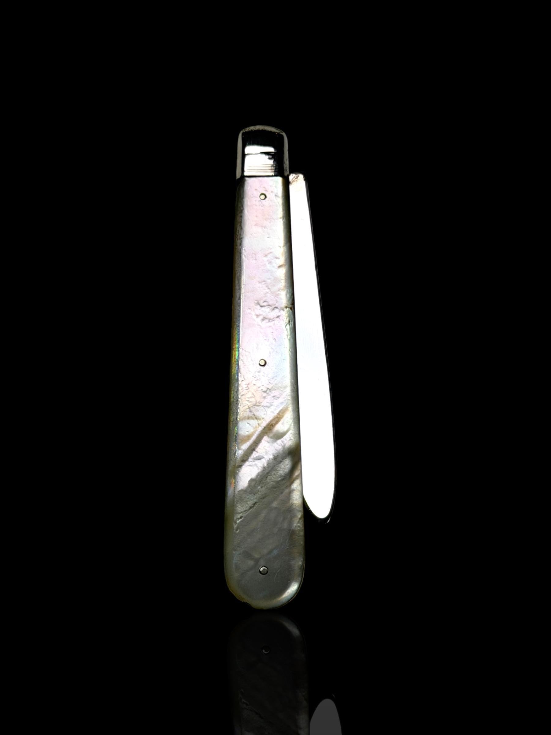 Large Antique Pocket Knife. 1876, Henry Atkin, England.