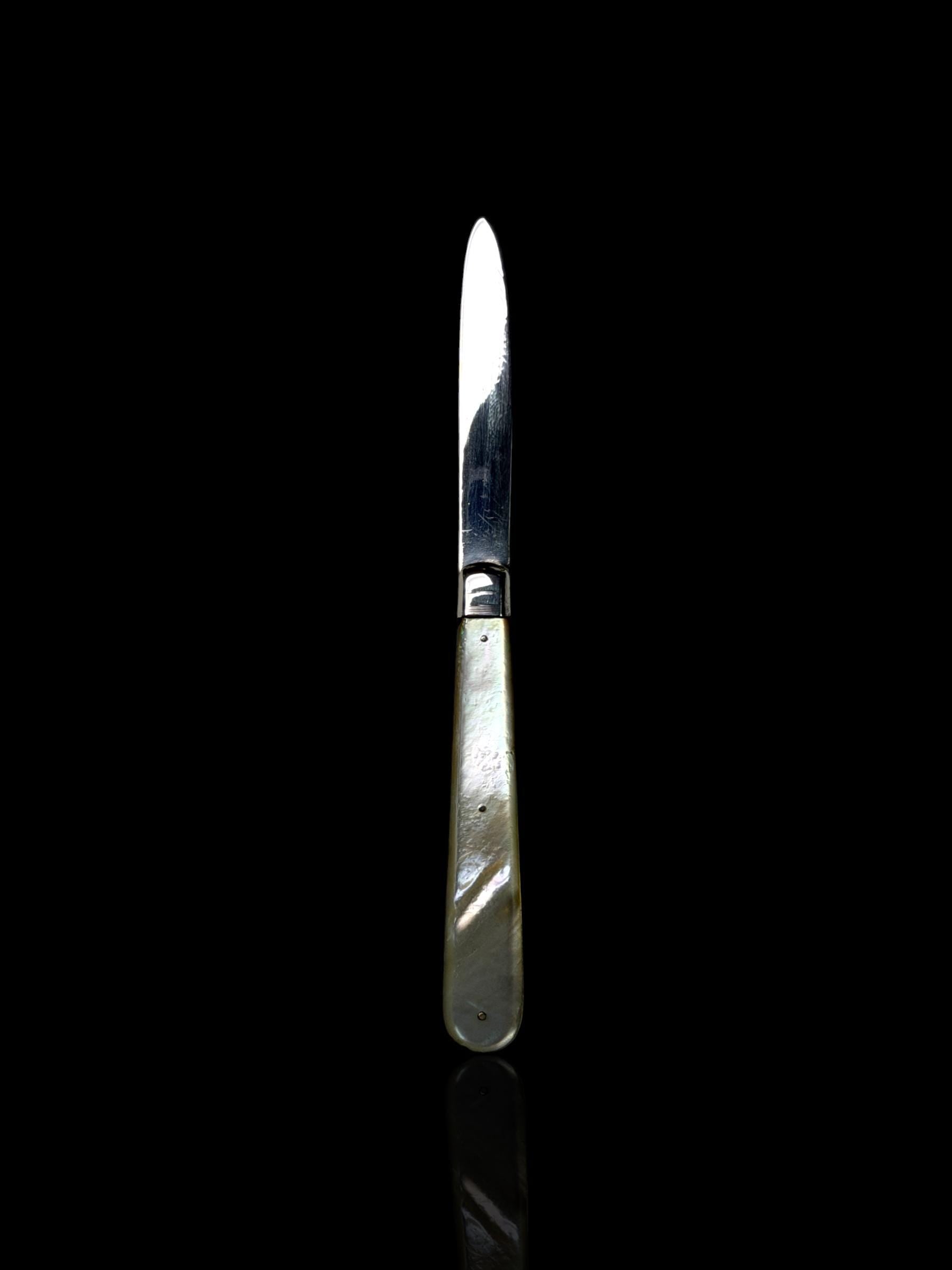 Large Antique Pocket Knife. 1876, Henry Atkin, England.