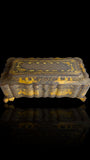 19th Century Lacquer Games Box. Hand-Painted.