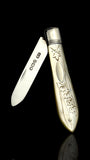 Antique Pocket Knife. 1925, Mother of Pearl and Sterling Silver.