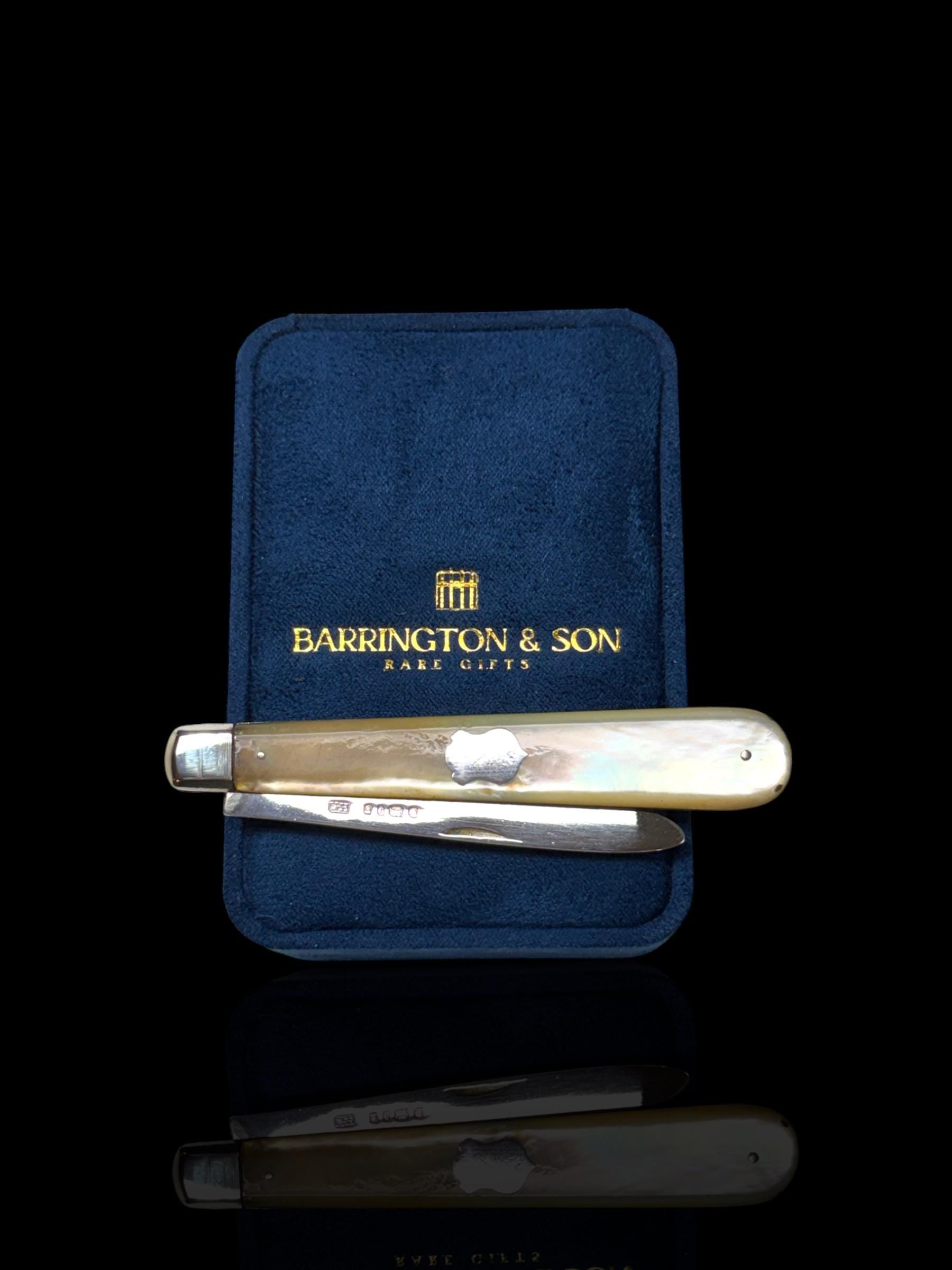 Large Antique Pocket Knife. 1876, Henry Atkin, England.