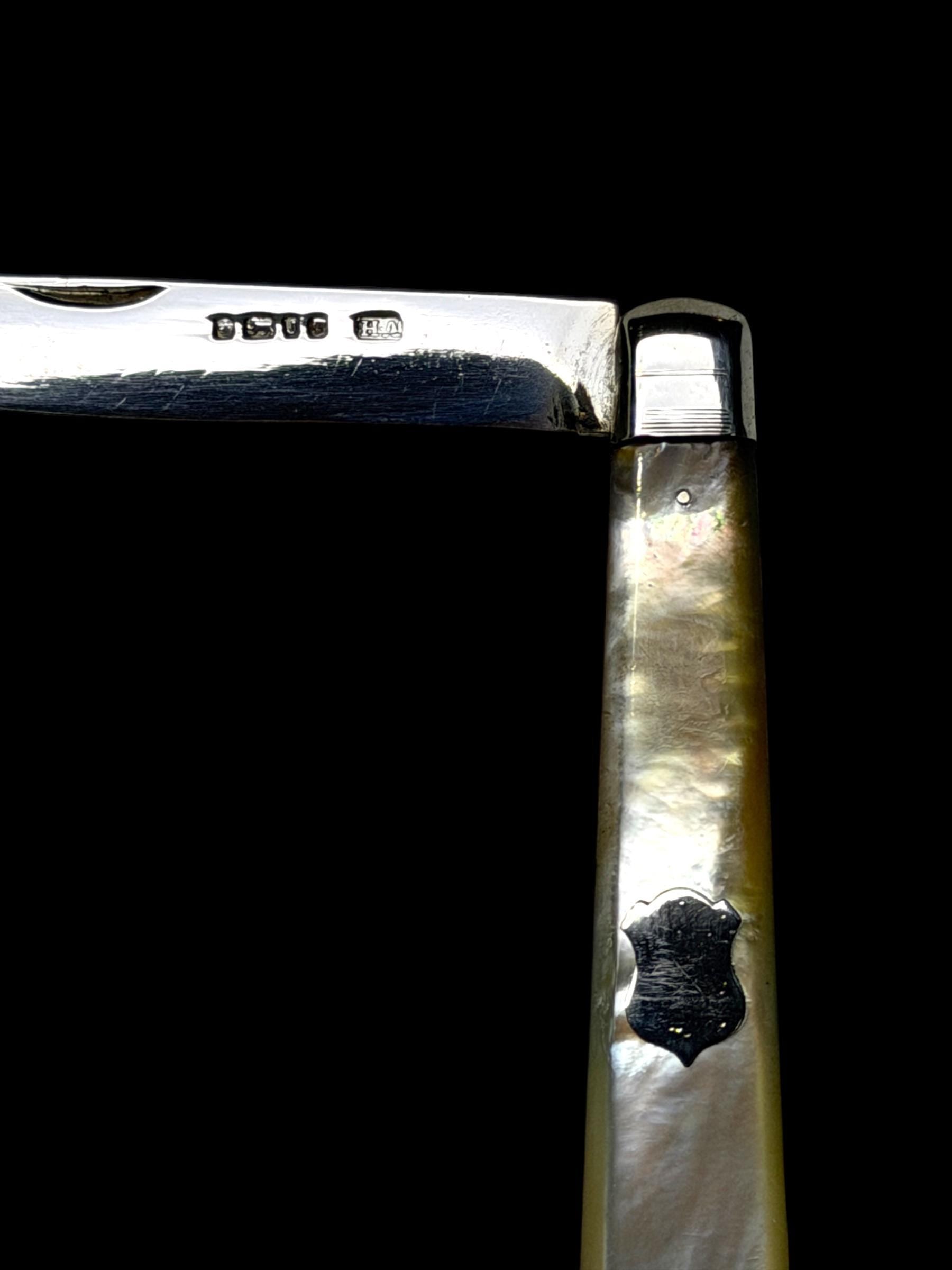 Large Antique Pocket Knife. 1876, Henry Atkin, England.