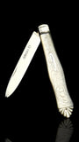Antique Pocket Knife. 1876, Mother of Pearl and Sterling Silver. Cased.
