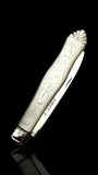 Antique Pocket Knife. 1876, Mother of Pearl and Sterling Silver. Cased.