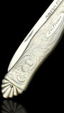 Antique Pocket Knife. 1876, Mother of Pearl and Sterling Silver. Cased.