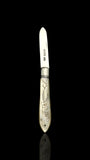 Antique Pocket Knife. 1925, Mother of Pearl and Sterling Silver.
