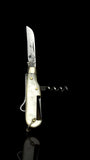 Vintage Pocker Knife Key Ring. Early 19th Century, Mother of Pearl and Steel.