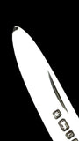 Antique Mother of Pearl and Sterling Silver Pocket Knife. 1878, William Moulson, England.