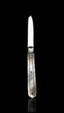 Antique Mother of Pearl and Sterling Silver Pocket Knife. 1878, William Moulson, England.
