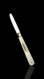 Antique Mother of Pearl Sterling Silver Pocket Knife: 19th Century, George Unite, England.