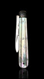 Antique Mother of Pearl and Sterling Silver Pocket Knife. 1878, William Moulson, England.
