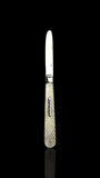 Antique Mother of Pearl Sterling Silver Pocket Knife: 19th Century, George Unite, England.
