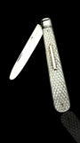 Antique Mother of Pearl Sterling Silver Pocket Knife: 19th Century, George Unite, England.