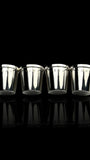 Solid Sterling Silver Shot Glasses, 1975