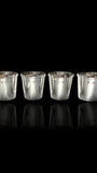 Solid Sterling Silver Shot Glasses, 1975