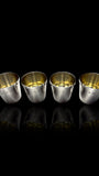 Solid Sterling Silver Shot Glasses, 1975