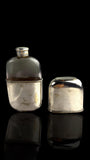 Vintage Silver Plate Hip Flask. Cased.