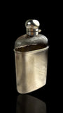 Vintage Silver Plate Hip Flask. Cased.