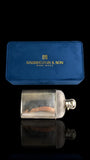 Vintage Silver Plate Hip Flask. Cased.