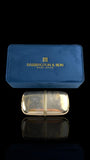 Vintage Silver Plate Hip Flask. Cased.