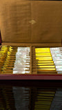 French Art Deco Cutlery Set. Gilt and Mother of Pearl. Cased.
