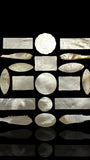 Antique Mother of Pearl Gaming Counters. 18th-19th Century.
