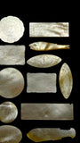 Antique Mother of Pearl Gaming Counters. 18th-19th Century.