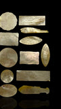 Antique Mother of Pearl Gaming Counters. 18th-19th Century.