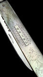 Antique Pocket Knife. 1843, Mother of Pearl and Sterling Silver.