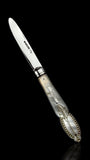 Antique Pocket Knife. 1872, Mother of Pearl and Sterling Silver.