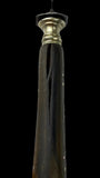 Antique French Ebony Knife Set. Ebony and Silver Plate. France, cira 1880-1910