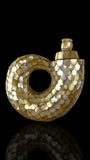 Powder Flask. Mother of Pearl.
