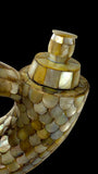 Powder Flask. Mother of Pearl.