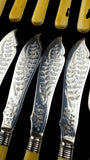 24pc Fish Cutlery Set in Impressive Presentation Case. Mother of Pearl and Silver Plate.