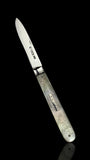 Antique Pocket Knife. 1843, Mother of Pearl and Sterling Silver.