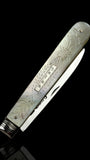 Antique Pocket Knife. 1843, Mother of Pearl and Sterling Silver.