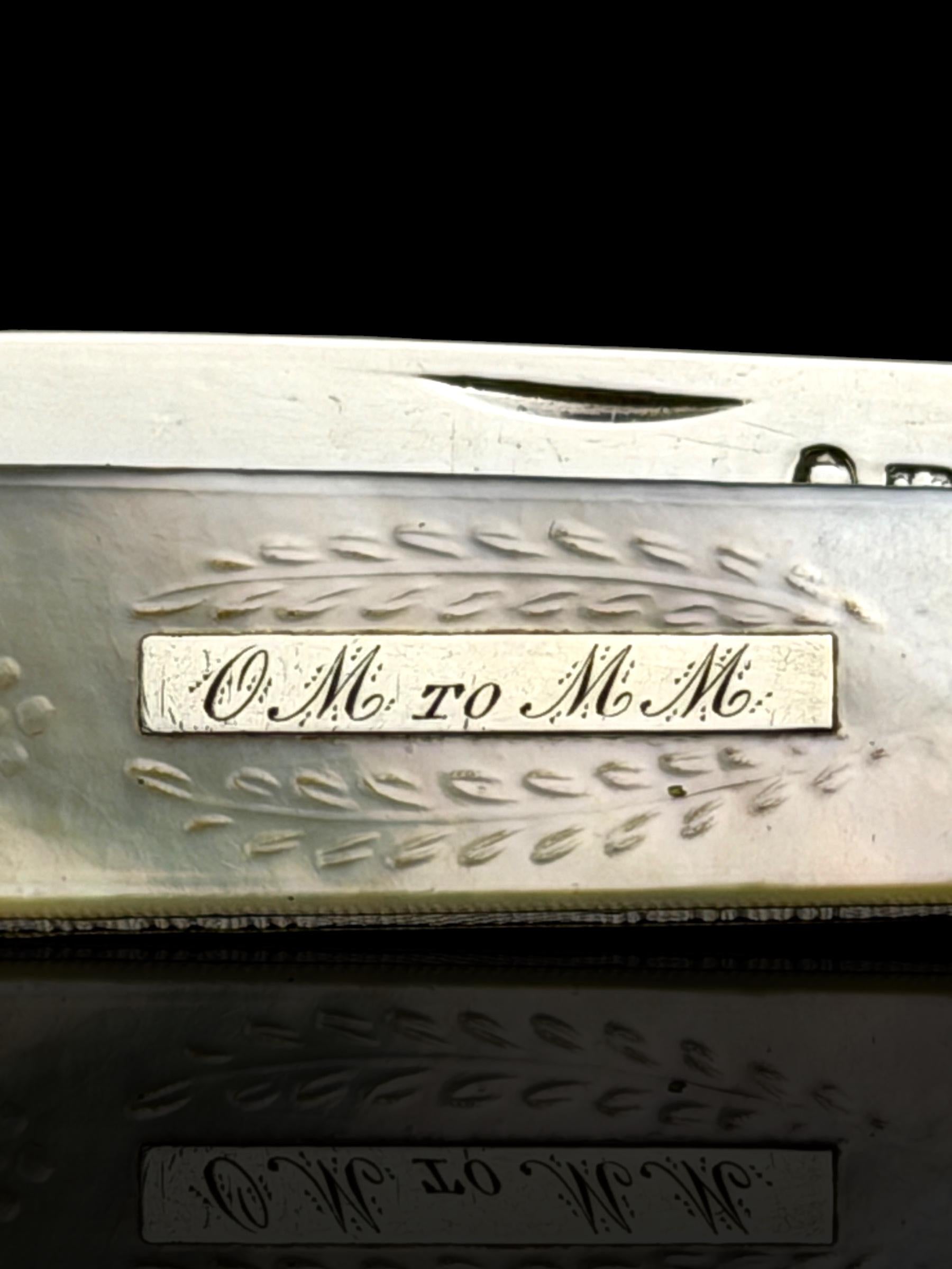 Antique Pocket Knife. 1843, Mother of Pearl and Sterling Silver.
