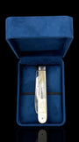 Antique Pocket Knife. 1843, Mother of Pearl and Sterling Silver.