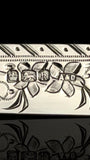 Antique Letter Opener or Butter Knife. 1902, Mother of Pearl and Sterling Silver. Cased.