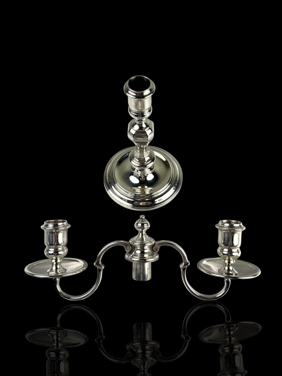Pair of Silver Plate Candelabras or Candlestick holders. Garrard & Co. English.