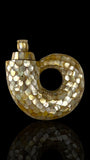 Powder Flask. Mother of Pearl.