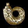 Powder Flask. Mother of Pearl.
