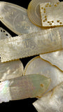 Antique Mother of Pearl Gaming Counters. 18th-19th Century. Ready for Framing.