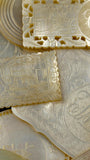 Antique Mother of Pearl Gaming Counters. 18th-19th Century. Ready for Framing.