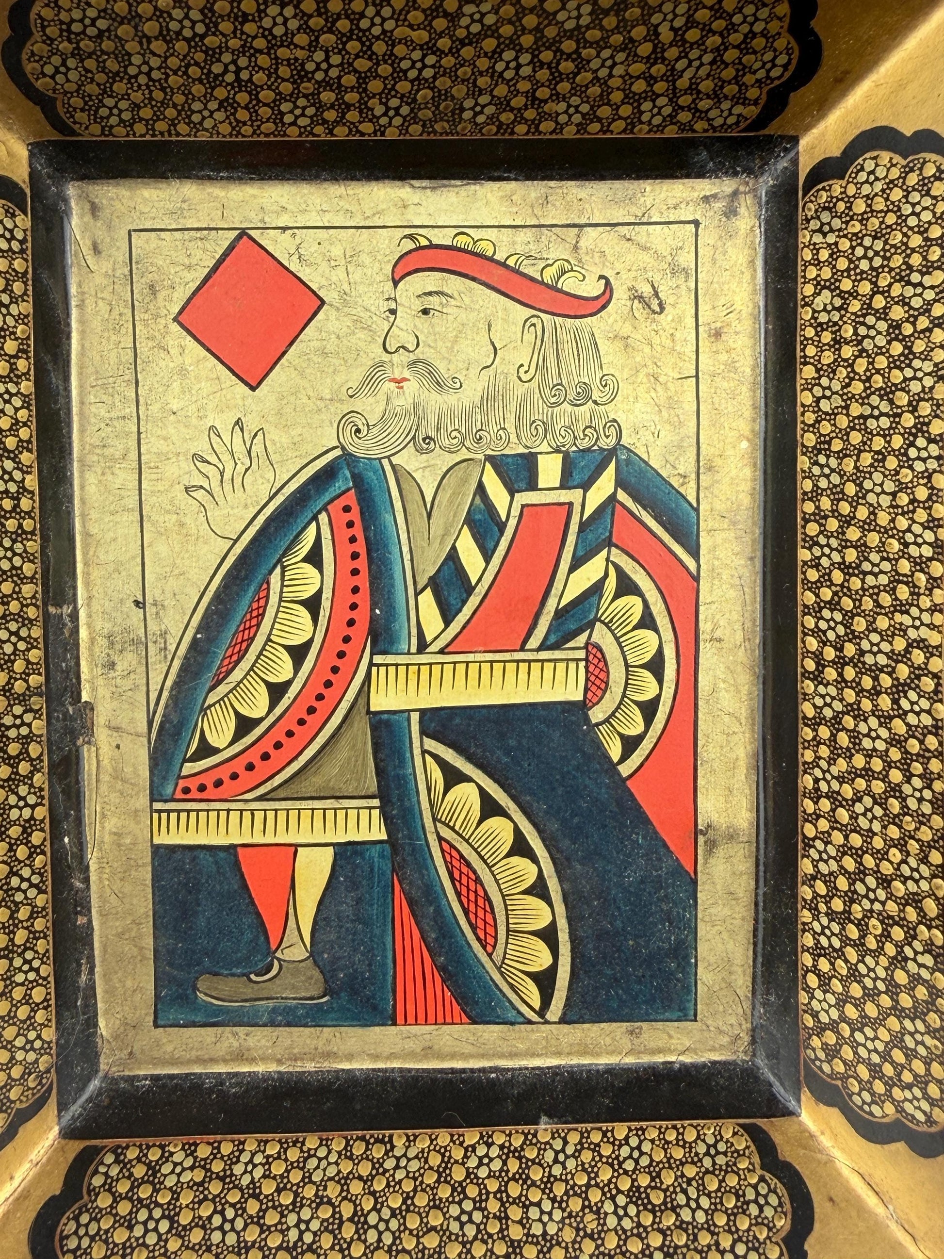 Qing Dynasty Games Box and Mother of Pearl Counters.
