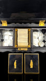 Qing Dynasty Games Box and Mother of Pearl Counters.